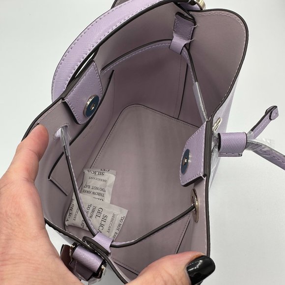 **SOLD** Sadie Bucket Bag - Lavender Frost - Picture 7 of 9